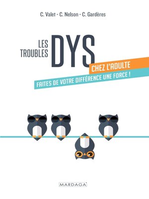 cover image of Les troubles DYS chez l'adulte